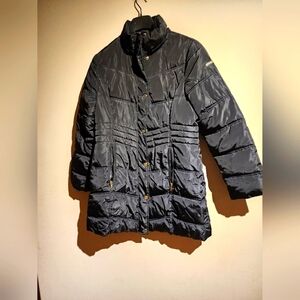 Laundry by Shelli Segal Women's Black Puffer Coat, Size Large